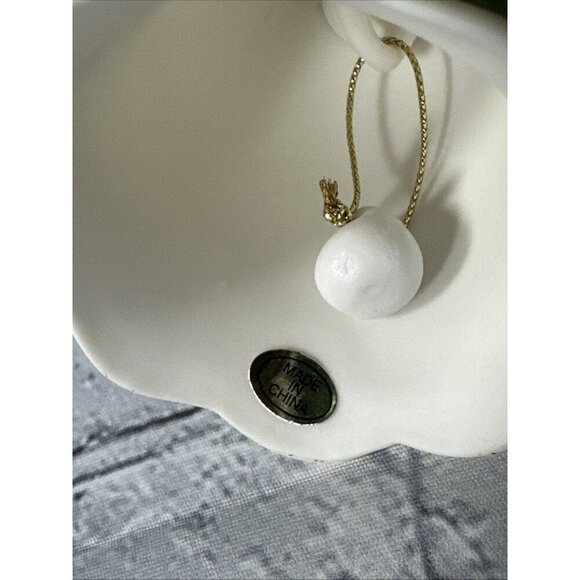 Vintage Pink Green Calla Lilly Bell Painted - Picture 9 of 10